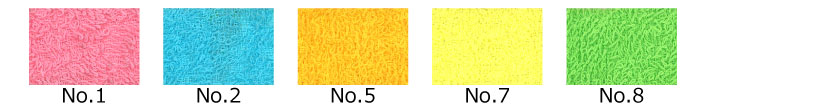 ベトナム製カラータオル色見本