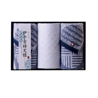 伊予吉祥文様 フェイス2・ウォッシュ1